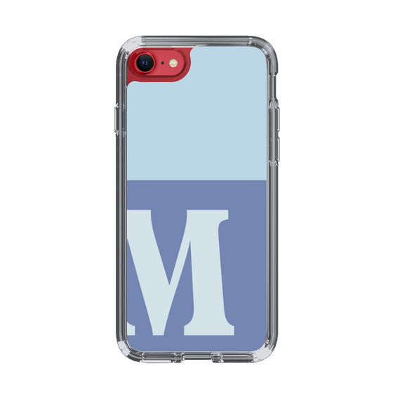 Slim Protection Case［ Original - initial two tone - M blue ］