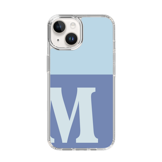 Slim Protection Case［ Original - initial two tone - M blue ］