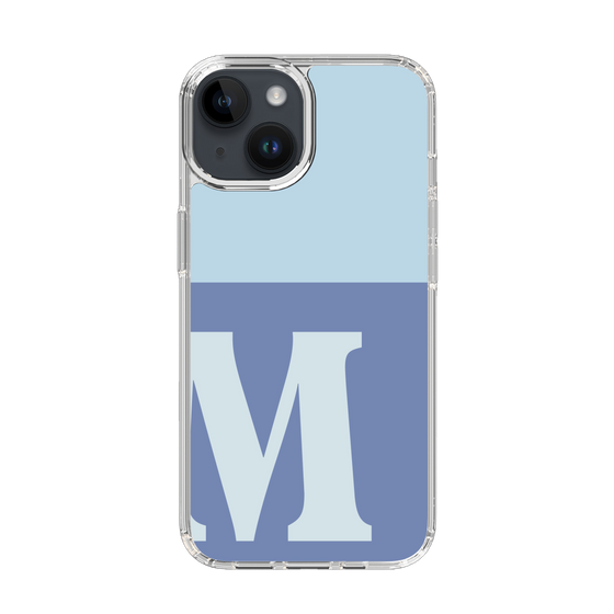Slim Protection Case［ Original - initial two tone - M blue ］