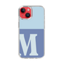 Slim Protection Case［ Original - initial two tone - M blue ］