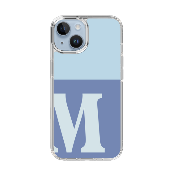 Slim Protection Case［ Original - initial two tone - M blue ］
