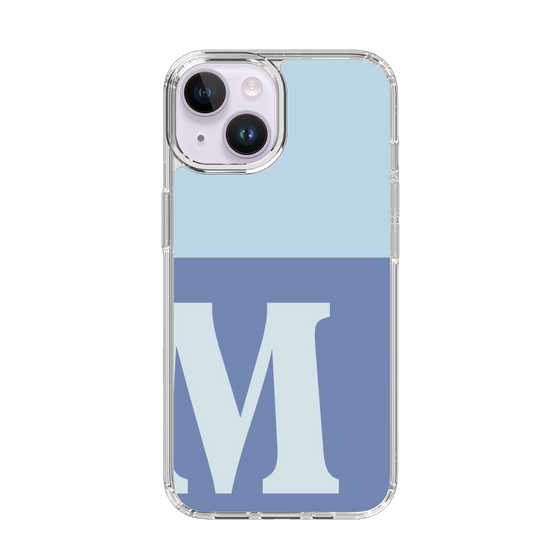 Slim Protection Case［ Original - initial two tone - M blue ］