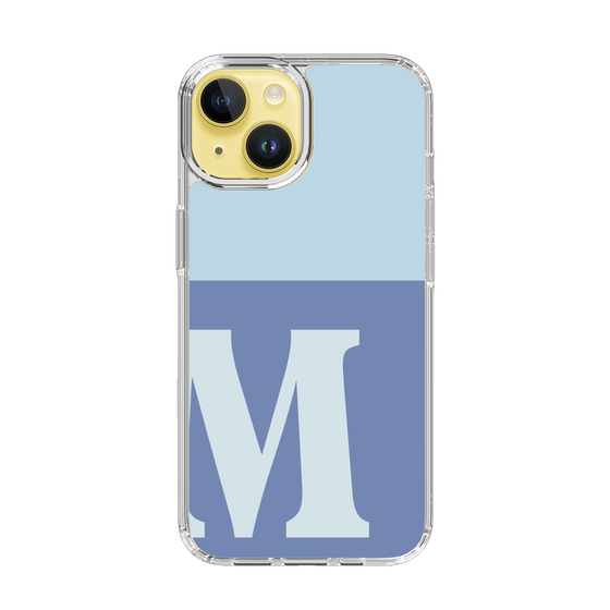 Slim Protection Case［ Original - initial two tone - M blue ］