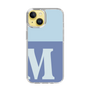 Slim Protection Case［ Original - initial two tone - M blue ］