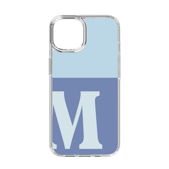 Slim Protection Case［ Original - initial two tone - M blue ］