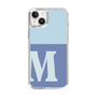 Slim Protection Case［ Original - initial two tone - M blue ］
