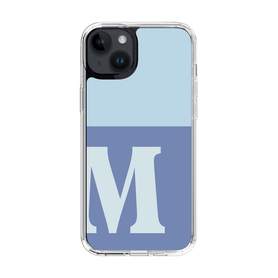 Slim Protection Case［ Original - initial two tone - M blue ］
