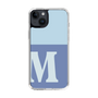 Slim Protection Case［ Original - initial two tone - M blue ］