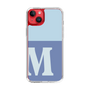 Slim Protection Case［ Original - initial two tone - M blue ］