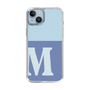 Slim Protection Case［ Original - initial two tone - M blue ］
