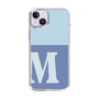 Slim Protection Case［ Original - initial two tone - M blue ］