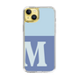 Slim Protection Case［ Original - initial two tone - M blue ］
