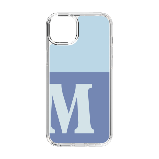 Slim Protection Case［ Original - initial two tone - M blue ］