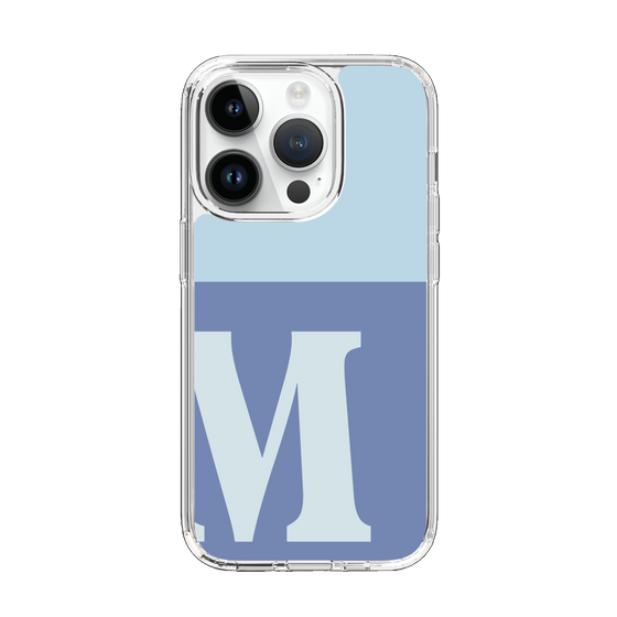 Slim Protection Case［ Original - initial two tone - M blue ］