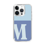 Slim Protection Case［ Original - initial two tone - M blue ］