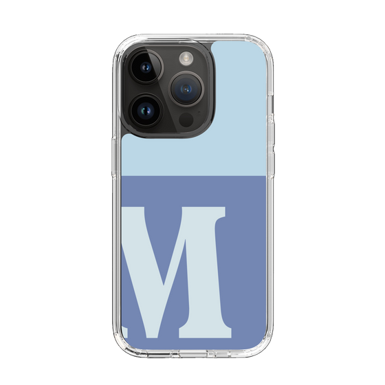 Slim Protection Case［ Original - initial two tone - M blue ］