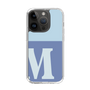 Slim Protection Case［ Original - initial two tone - M blue ］