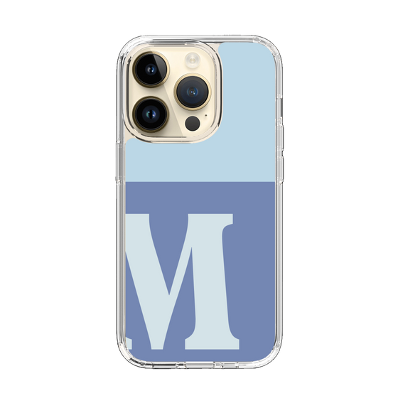Slim Protection Case［ Original - initial two tone - M blue ］