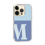 Slim Protection Case［ Original - initial two tone - M blue ］