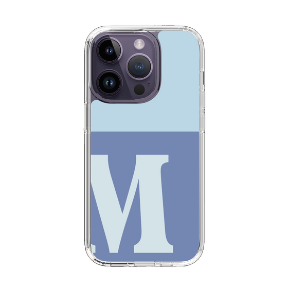 Slim Protection Case［ Original - initial two tone - M blue ］