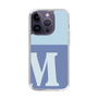 Slim Protection Case［ Original - initial two tone - M blue ］