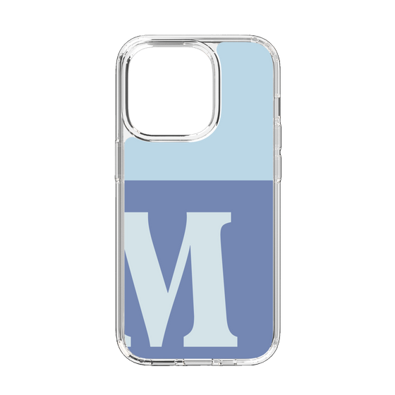 Slim Protection Case［ Original - initial two tone - M blue ］