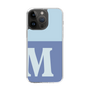 Slim Protection Case［ Original - initial two tone - M blue ］