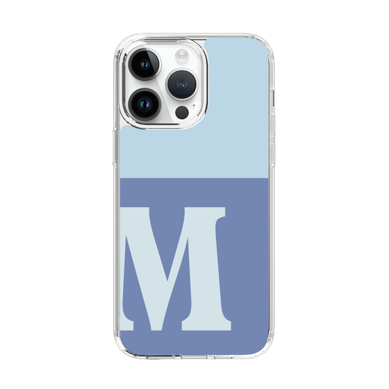 Slim Protection Case［ Original - initial two tone - M blue ］