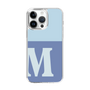 Slim Protection Case［ Original - initial two tone - M blue ］