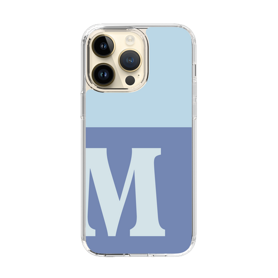Slim Protection Case［ Original - initial two tone - M blue ］