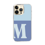 Slim Protection Case［ Original - initial two tone - M blue ］
