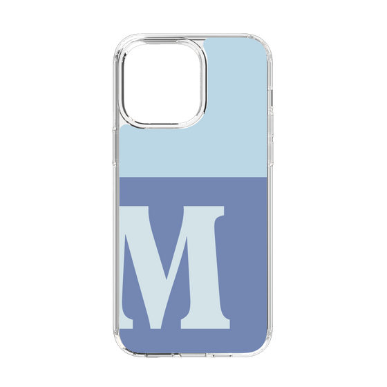 Slim Protection Case［ Original - initial two tone - M blue ］