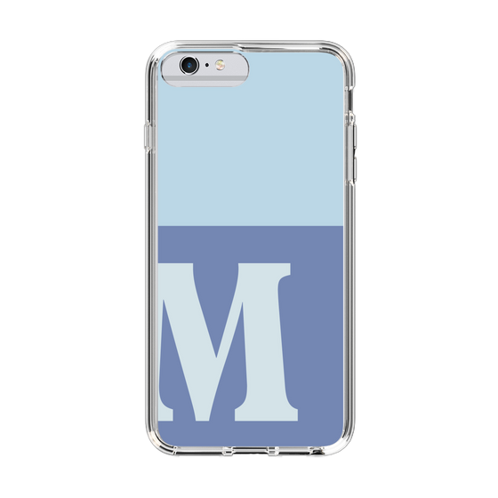 Slim Protection Case［ Original - initial two tone - M blue ］