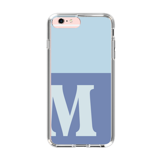 Slim Protection Case［ Original - initial two tone - M blue ］