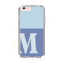 Slim Protection Case［ Original - initial two tone - M blue ］