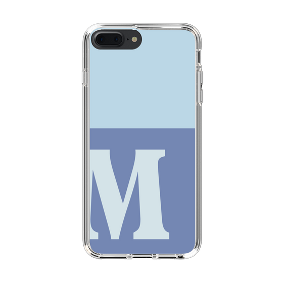 Slim Protection Case［ Original - initial two tone - M blue ］