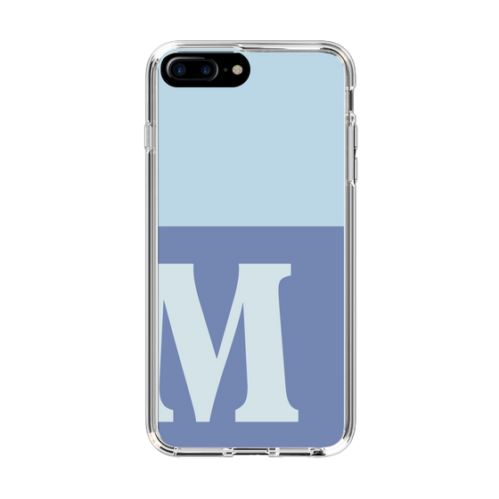 Slim Protection Case［ Original - initial two tone - M blue ］