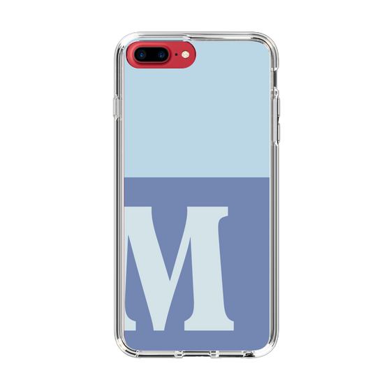 Slim Protection Case［ Original - initial two tone - M blue ］