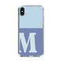 Slim Protection Case［ Original - initial two tone - M blue ］