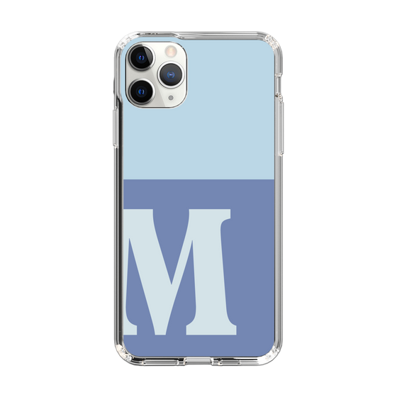 Slim Protection Case［ Original - initial two tone - M blue ］