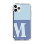 Slim Protection Case［ Original - initial two tone - M blue ］