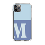Slim Protection Case［ Original - initial two tone - M blue ］