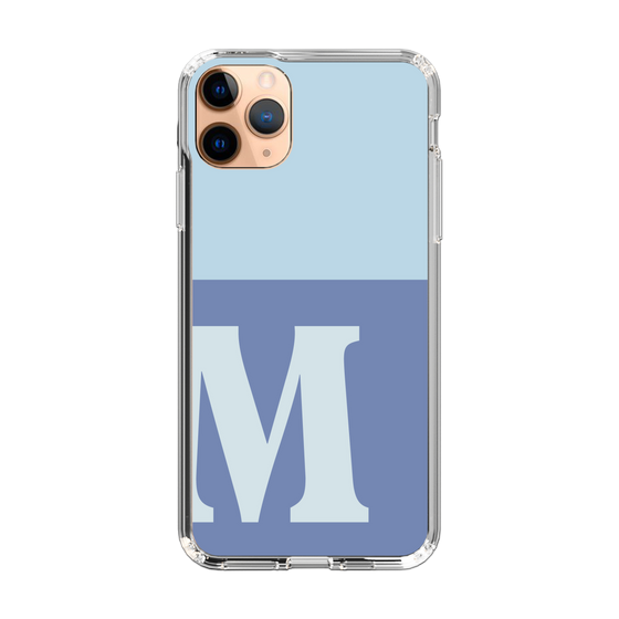 Slim Protection Case［ Original - initial two tone - M blue ］