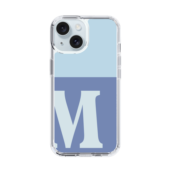 Slim Protection Case［ Original - initial two tone - M blue ］