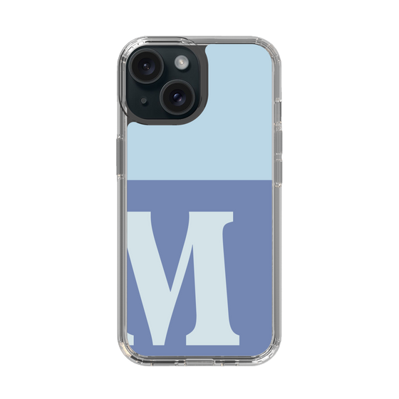 Slim Protection Case［ Original - initial two tone - M blue ］