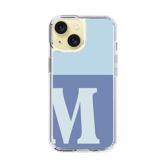 Slim Protection Case［ Original - initial two tone - M blue ］