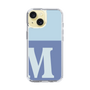 Slim Protection Case［ Original - initial two tone - M blue ］