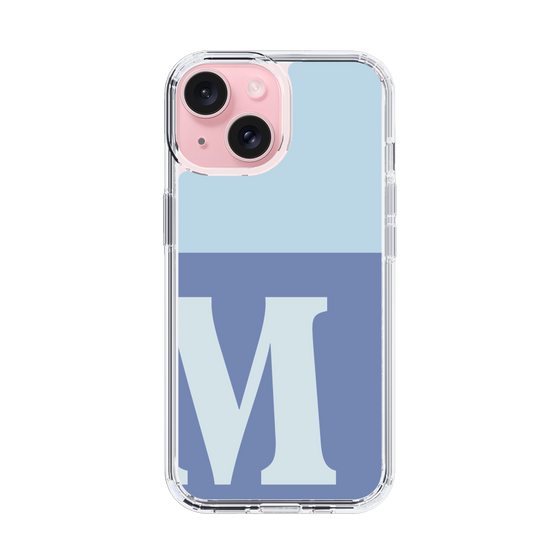 Slim Protection Case［ Original - initial two tone - M blue ］