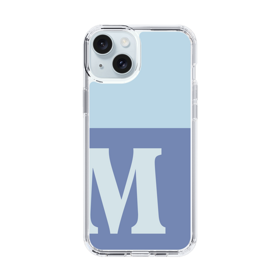Slim Protection Case［ Original - initial two tone - M blue ］