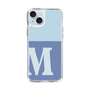 Slim Protection Case［ Original - initial two tone - M blue ］